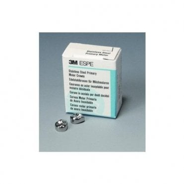 3M Stainless Steel Primary Molar Crowns (E-LR-7) - Pack5