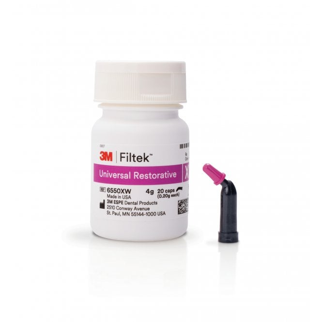 3M Filtek Universal Restorative Capsules XW (6550XW) -Pack20
