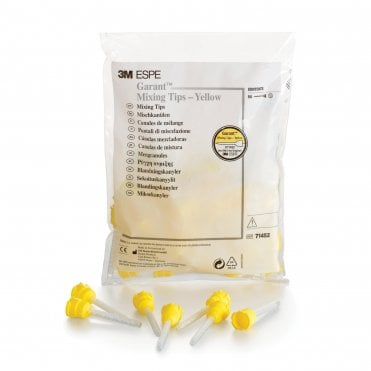 3M Garant Mixing Tips Yellow (71452) - Box50