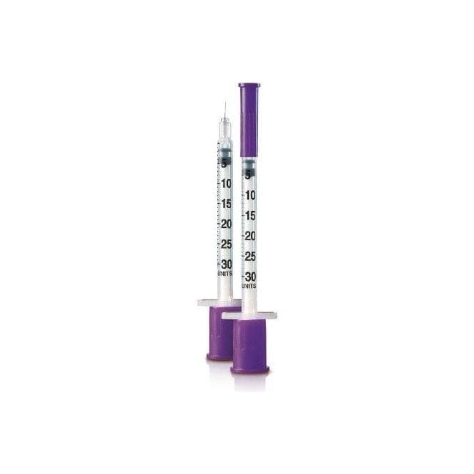 4T Medical FMS 32G Fine Micro Syringe 0.3ml - Box100