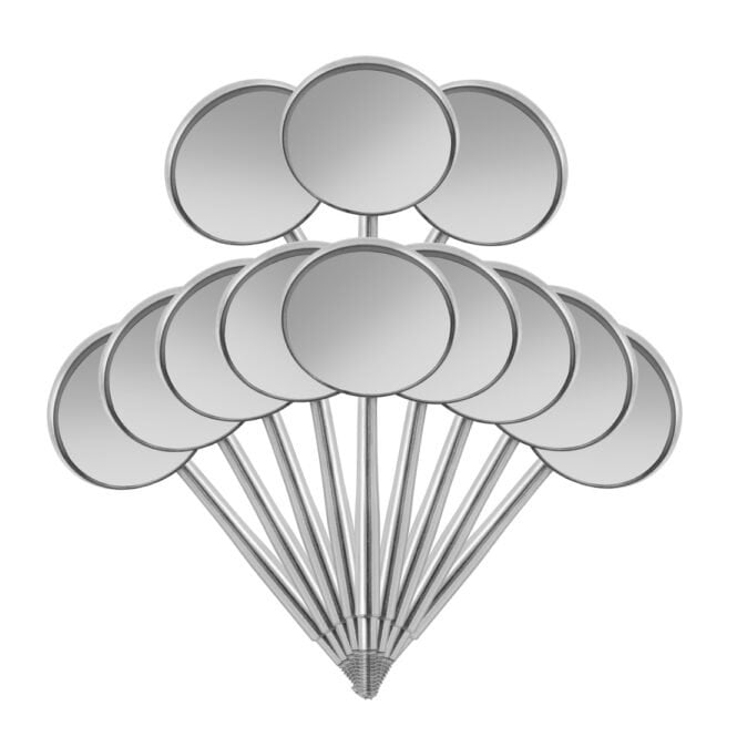 AEI Cone Socket Mirror #5 (AEM5/12) - Pack 12