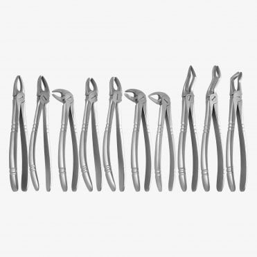AEI Standard Extraction Forceps Set, ergonomic (AESEFSET)