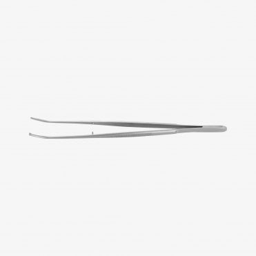 AEI Surgical Tissue Pliers Semken, 1x2 teeth, curved, 15cm
