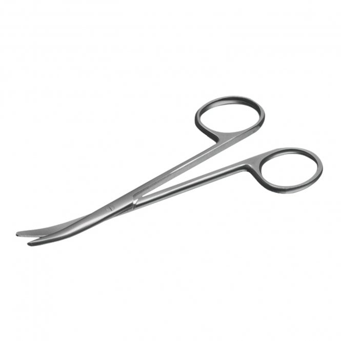 AM Dental Strabismus Scissors Curved Blunt 11cm - Each