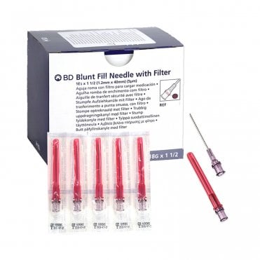 BD Blunt Fill Needles 18Gx1.5" (1.2mmx40mm) - Box100