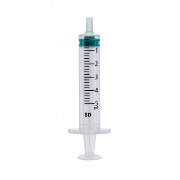 BD Emerald Hypodermic Luer Slip Syringe 5ml (307731) -Box100