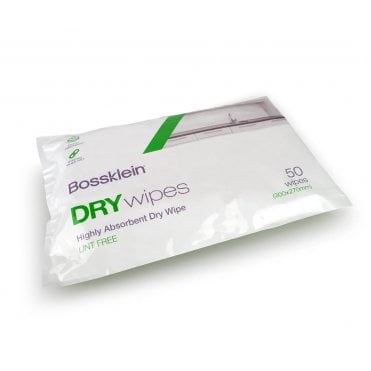 Bossklein White Dry Wipes (DRY0002) - Pack50