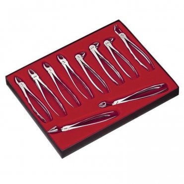 Carl Martin Forceps Set (10 Forceps) - Each