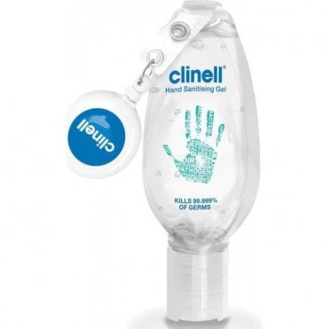 Clinell Hand Sanitising Gel with Clip 50ml (CHSGTOT50)