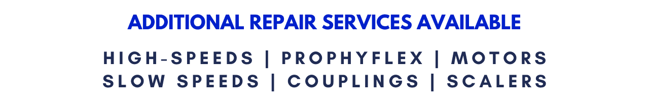 Handpiece repair services
