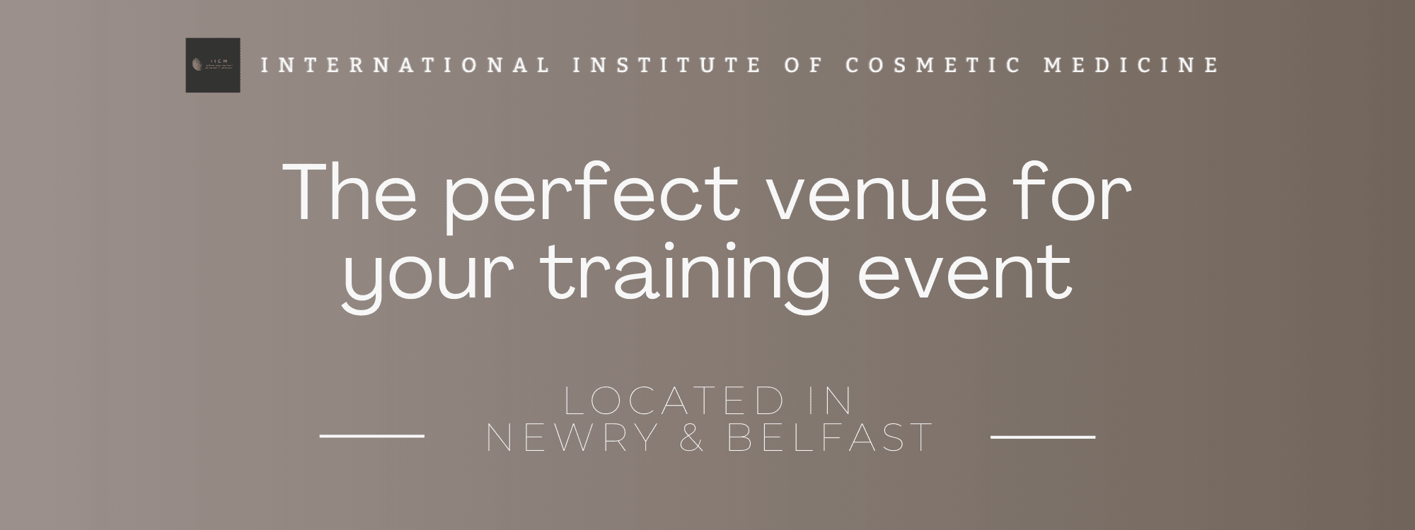 International Institute of Cosmetic Medicine header image