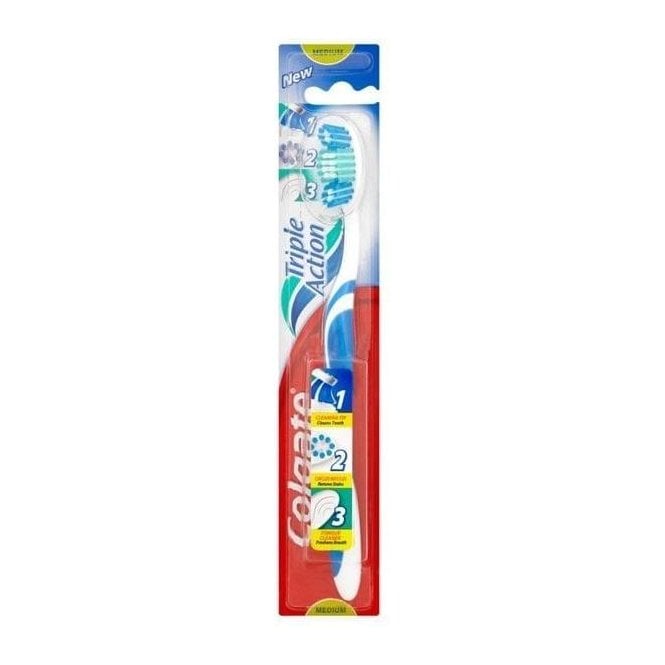 Colgate Triple Action Toothbrush Medium (VN00739A) - Pack12
