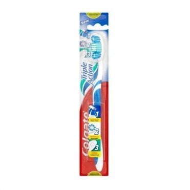 Colgate Triple Action Toothbrush Medium (VN00739A) - Pack12