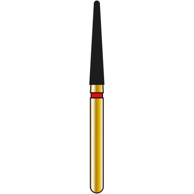 Coltene Diatech Gold Diamond Burs G856L-314-018-10-F - Pack5