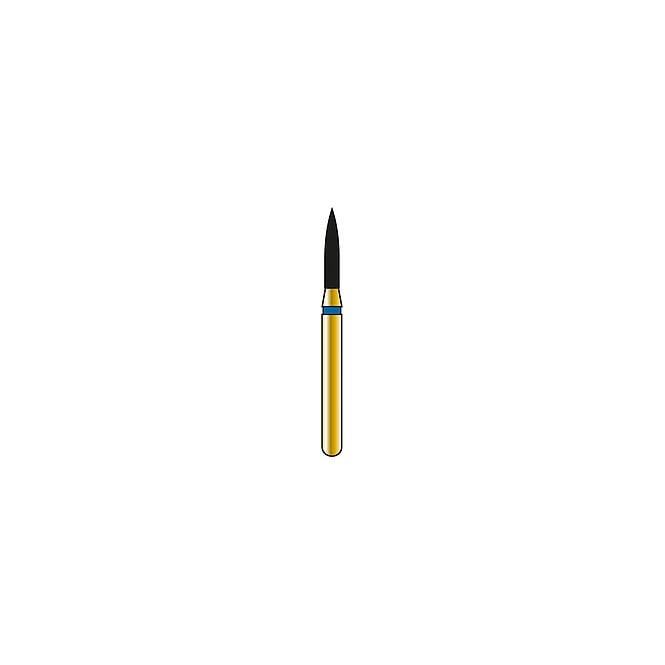 Coltene Diatech Gold Diamond Burs G860-314-012-6.5-ML -Pack5