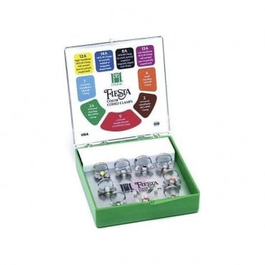 Coltene Fiesta 9W Wingless Color Coded Clamp Pak (H02801)