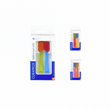 Curaprox 5460 Travel Refill Heads Twin Pack - Pack6