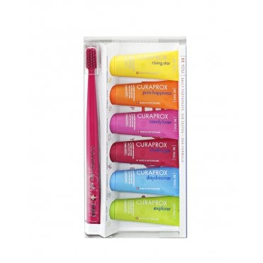 Curaprox Be You Display 6 x 10ml Paste & 1 Brush - Each