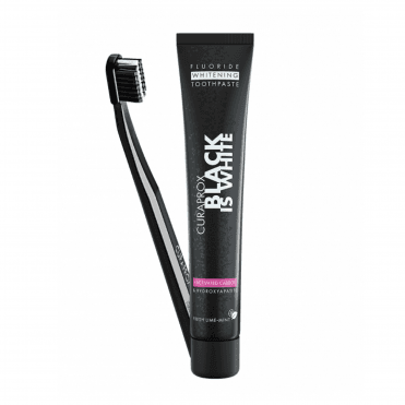 Curaprox Black Is White Toothpaste & Brush (BW001) - Each