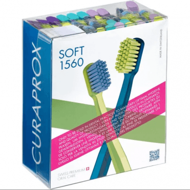 Curaprox CS1560 Soft Toothbrush & Sleeves - Pack36