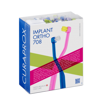 Curaprox CS708 Implant & Orthodontic Toothbrush & Sleeves