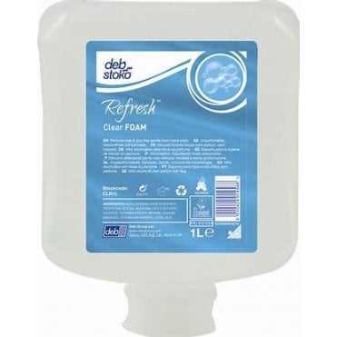 Deb Refresh Clear Foam Soap 1Ltr (CLR1L) - Pack6