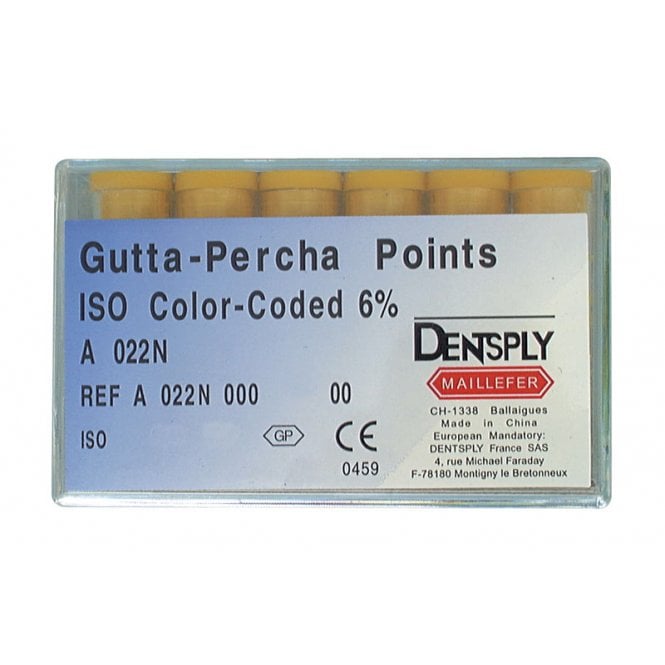 Dentsply Maillefer GP Points .06 Size 15-40 (A022N00090000)