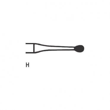 Dentsply Steel Burs Finishing Pear Size H RA 63/019 - Pack6