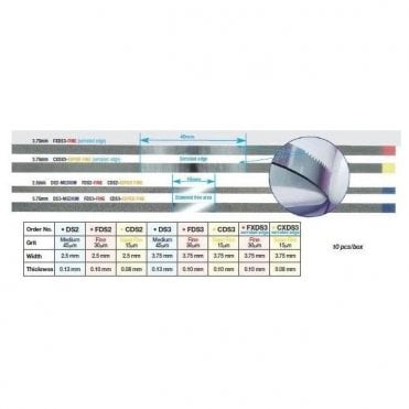 Edenta Diamond Finishing Strips Red (FXDS3) - Pack10