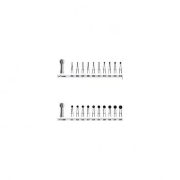 Edenta Steel Burs Round 23_035 (1.204.035) - Pack6