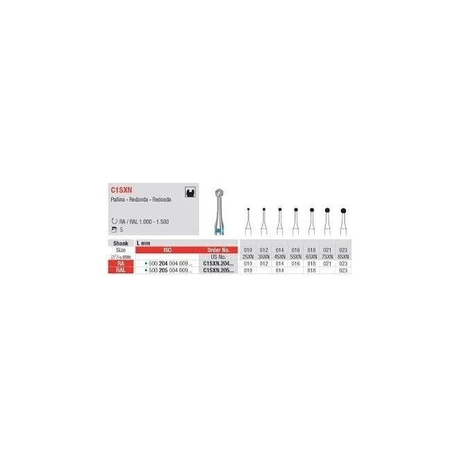 Edenta TC Burs Round C1SXN.204.010 - Pack5