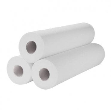Essentials Couch Roll White 20" 2-Ply 40m (H2W540DS) - Case9