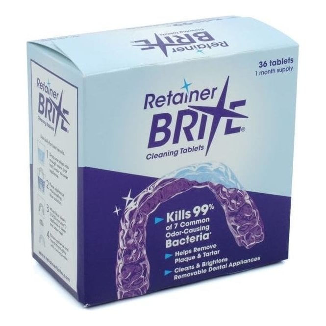 Essix Retainer Brite Cleansing Tabs - Box36 (YOM255)