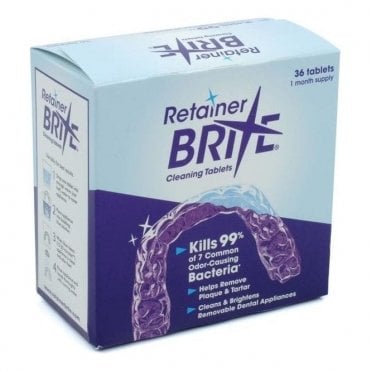 Essix Retainer Brite Cleansing Tabs - Box36 (YOM255)