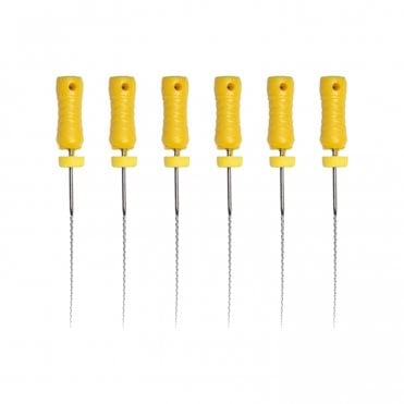Falcon NiTi K Files 21mm Size 50 Yellow - Pack6