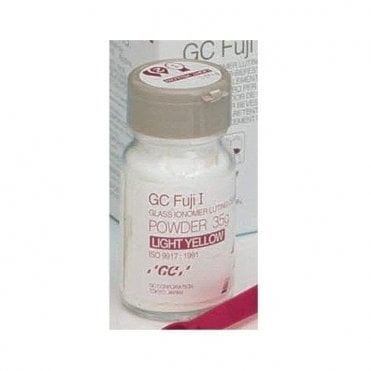 GC Fuji I Powder Light Yellow 35g Luting Cement 10000030Each