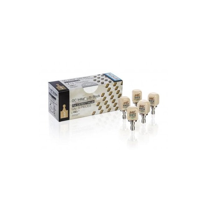 GC Initial LiSi Block CEREC Size 14 A2 LT (10004958) - Pack5