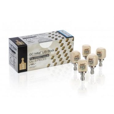 GC Initial LiSi Block CEREC Size 14 B1 LT (10004889) - Pack5