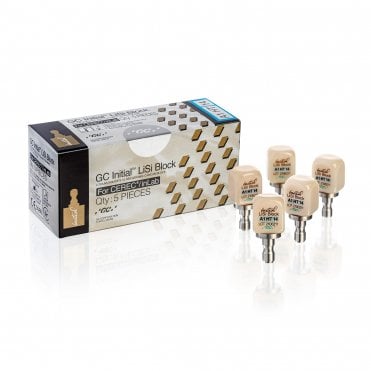 GC Initial LiSi Block CEREC, Size 14, BL (10037275) - Pack 5