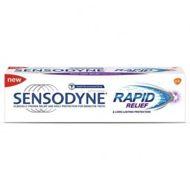 GSK Sensodyne Rapid Relief Toothpaste 75ml - Pack12