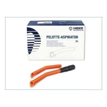 Hager Werken Pelotte Aspirator Tips Orange (254023) - Box50