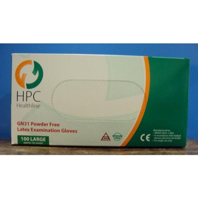 HPC Healthline Gloves Powder Free E/Large GN31 - Box100