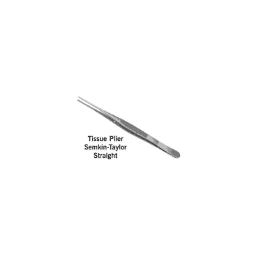 Hu-Friedy 1X2 Straight Semkin-Taylor Tissue Pliers (TP33)
