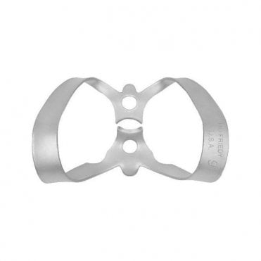 Hu-Friedy 9 Satin Steel Rubber Dam Clamp (RDCM9) - Each