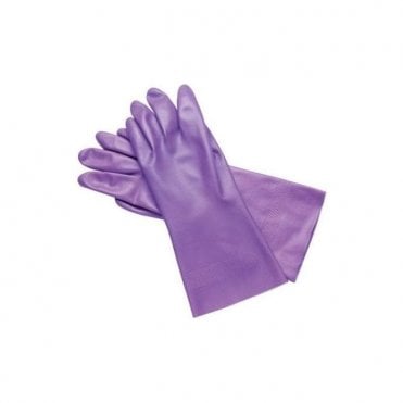 Hu-Friedy Lilac Utility Gloves Medium Size 8 (40-062) -Pack3