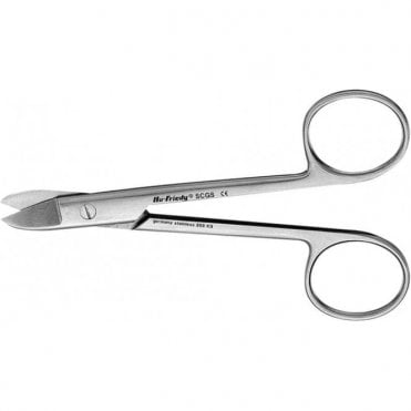 Hu-Friedy Straight Crown & Gold Scissors (SCGS) - Each