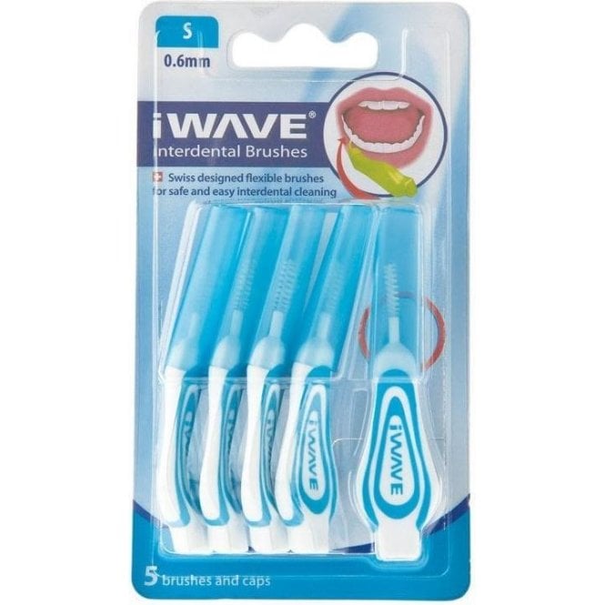 i-Wave Interdental Brush 0.6mm Blue (W-IDS) - Pack5