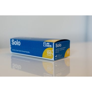 J&S Davis Solo Dental Needle 27g Long 0.4x35mm - Box100