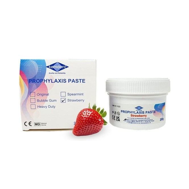 Kemdent Prophylaxis Paste Strawberry 200g - Each