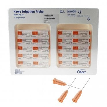 Kerr Hawe Irrigation Probe Needles 25g Orange (504)